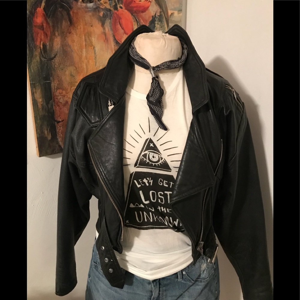 Vintage Leather jkt - Picture 1 of 8